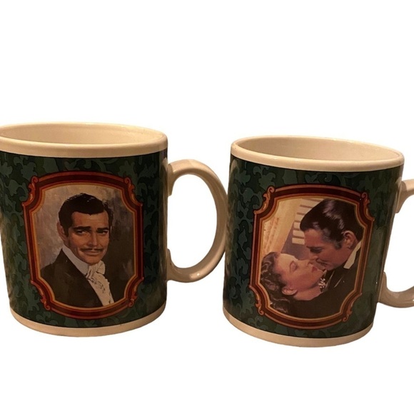 The Heirloom Tradition, Vintage “Gone with the Wind” Coffee Mugs!  Set of 2. - Picture 2 of 6